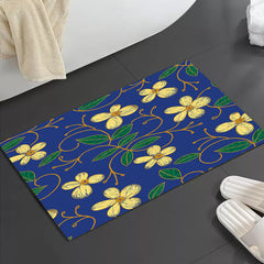 Flower Pattern Kitchen Runner Rug Floor Mat Water Absorbing Farmhouse Home Decor