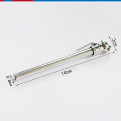 2pcs Mini Stainless Steel Car Tire Air Pressure Gauge