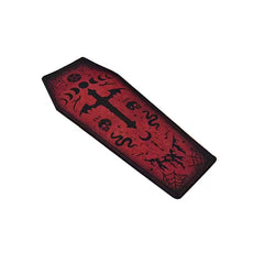 Dark Gothic Clown Skull Coffin Death Rug