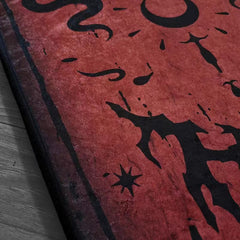 Dark Gothic Clown Skull Coffin Death Rug