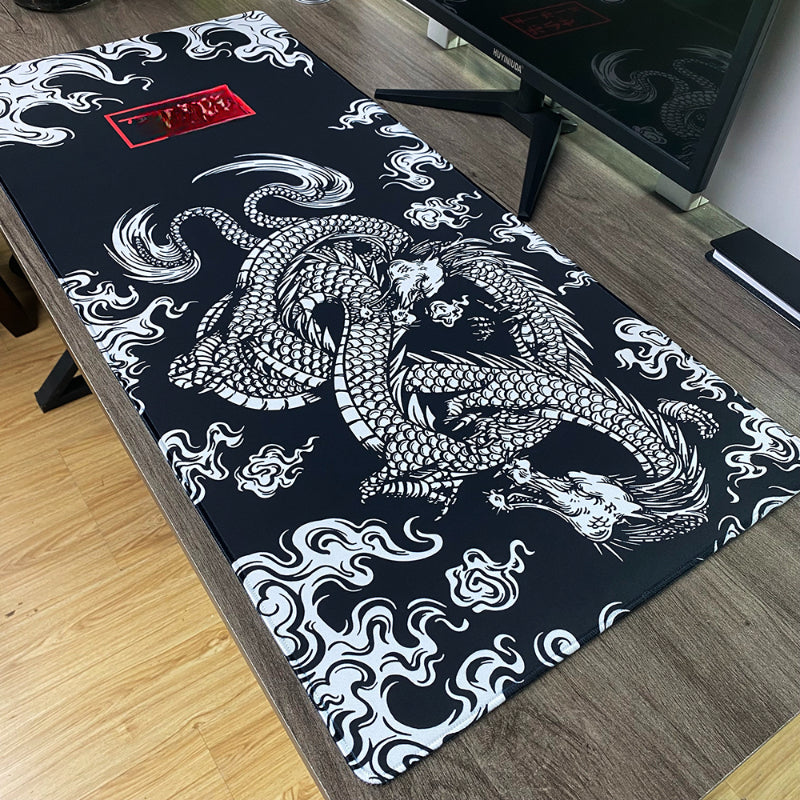 Japanese Dragon Large Game Mouse Pad Office Computer Keyboard Mousepad