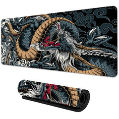 Japanese Dragon Large Game Mouse Pad Office Computer Keyboard Mousepad