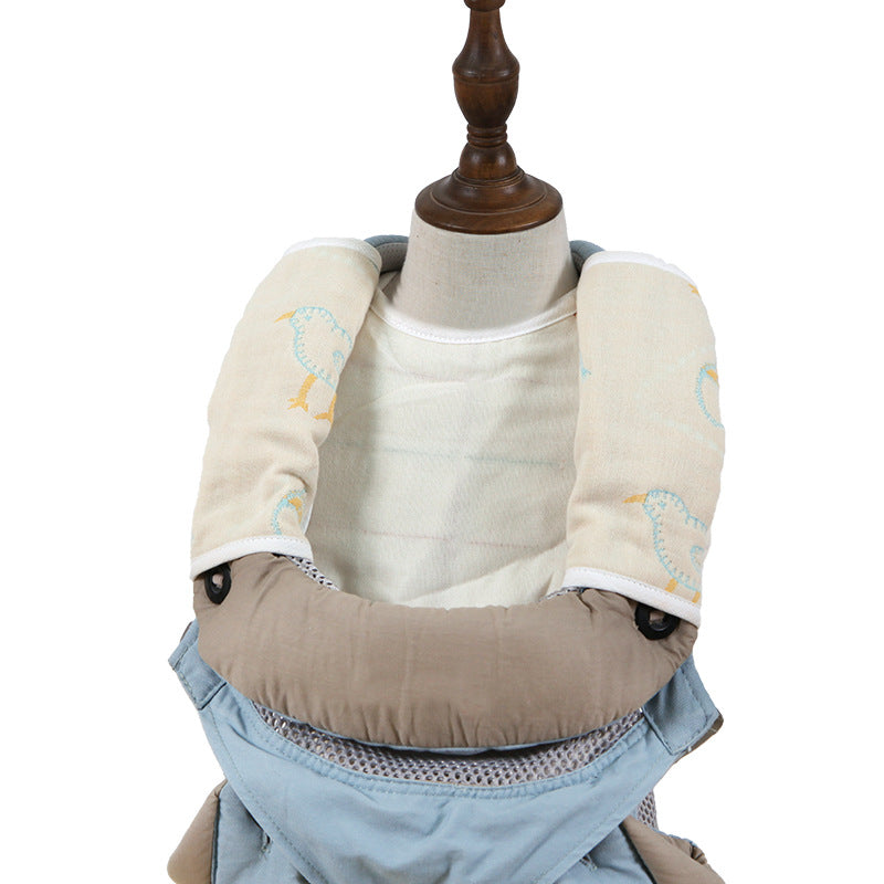 Baby Stroller Carrier Drool Towel Button Carrier Style Towel