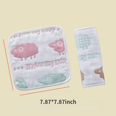 Baby Stroller Carrier Drool Towel Button Carrier Style Towel