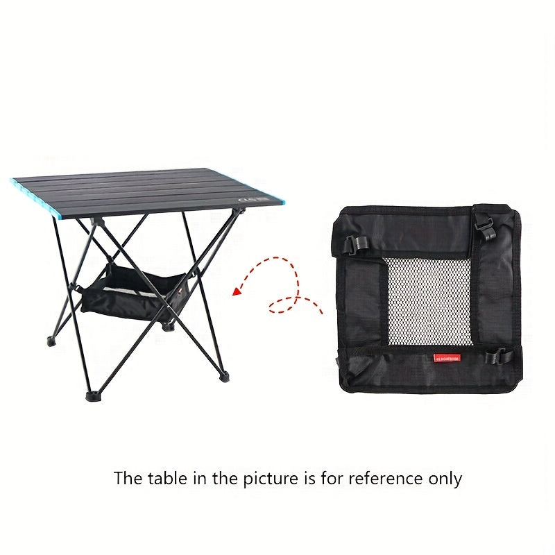 Outdoor Folding Table Storage Pouch Portable Picnic Storage Net Bag