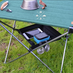 Outdoor Folding Table Storage Pouch Portable Picnic Storage Net Bag
