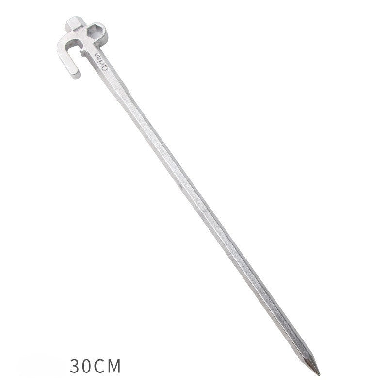 2pcs Stainless Steel Ground Nails Tent Fixing Nails Outdoors