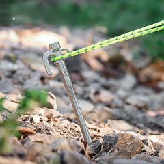 2pcs Stainless Steel Ground Nails Tent Fixing Nails Outdoors