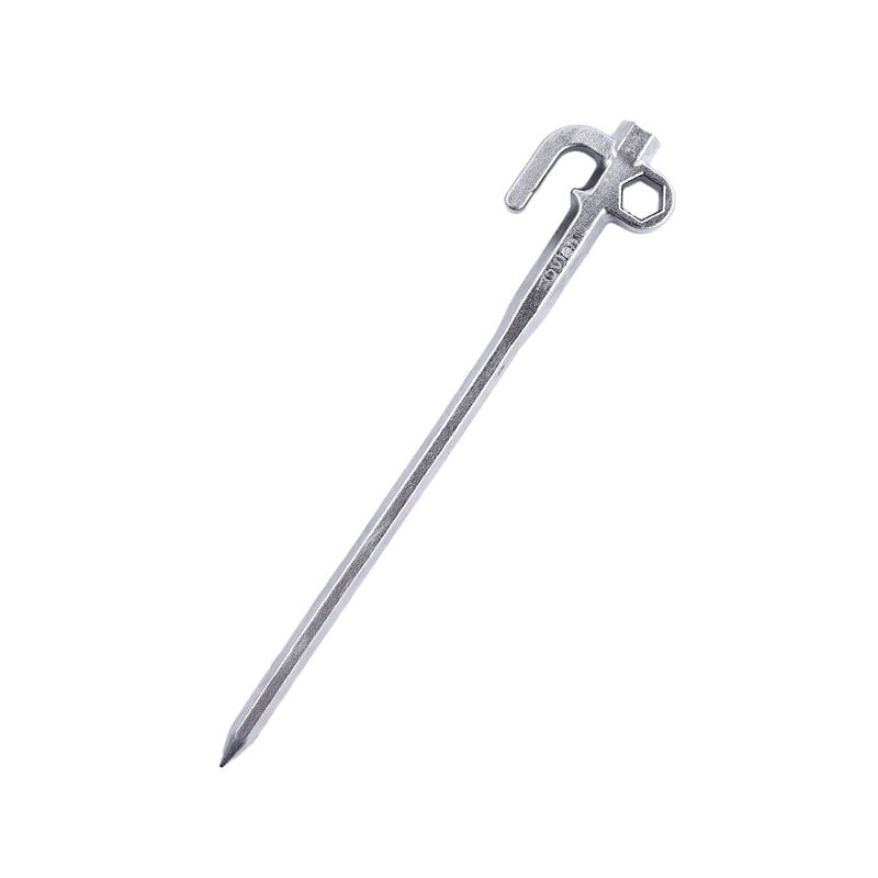 2pcs Stainless Steel Ground Nails Tent Fixing Nails Outdoors