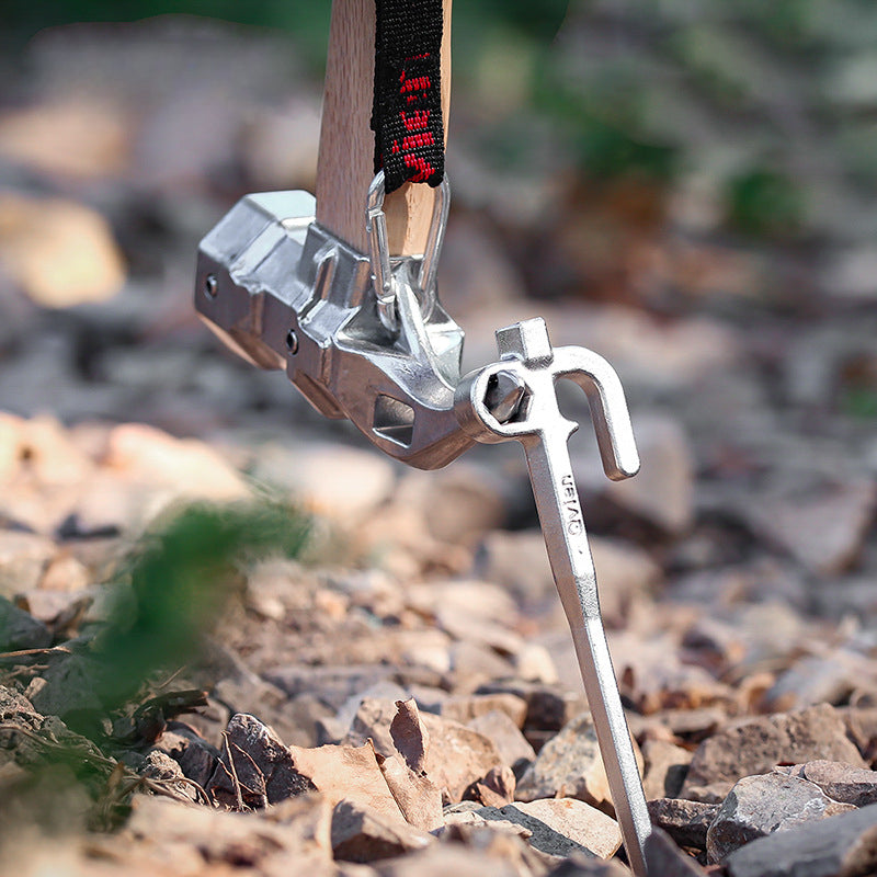 2pcs Stainless Steel Ground Nails Tent Fixing Nails Outdoors