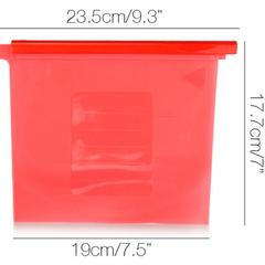 4pcs Silicone Preservation Bags Refrigerator Special Sealing Bag Food Storage