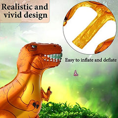 12pcs Dinosaur Foil Balloons for Jungle Theme Party
