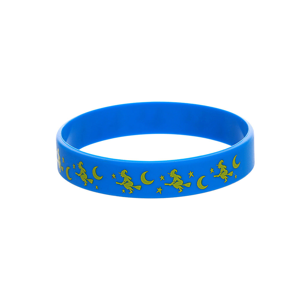 Halloween Silicone Bracelet Holiday Wristband Party Favors