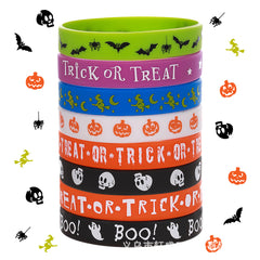 Halloween Silicone Bracelet Holiday Wristband Party Favors