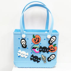 6PCS Halloween Charm Horror Beach Bag Accessories for Bogg Bag