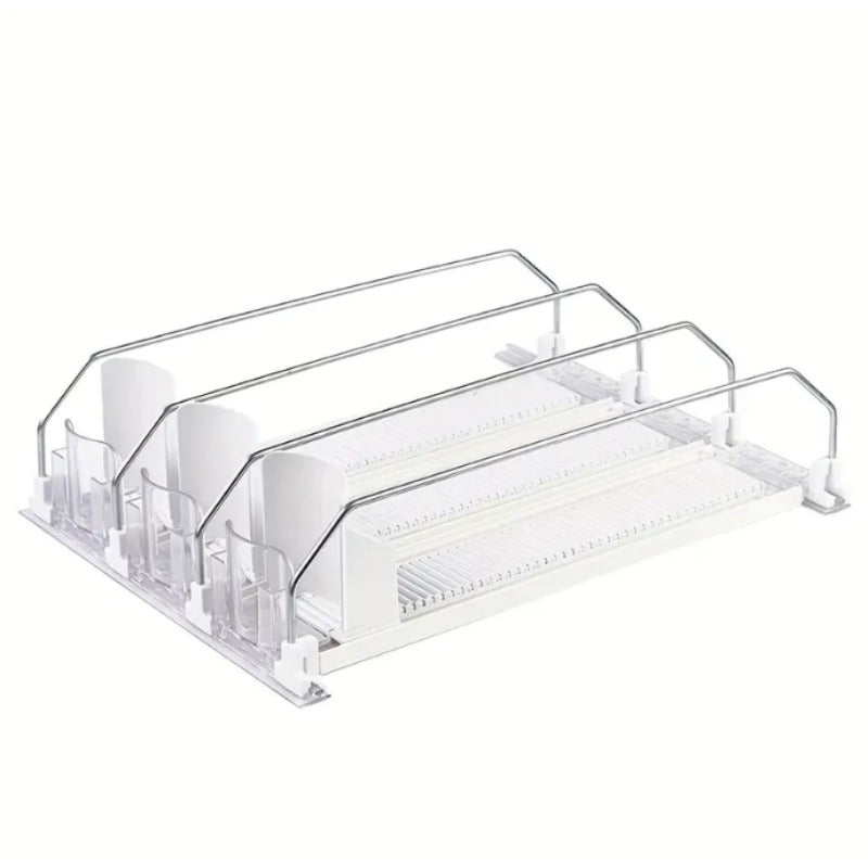 Refrigerator Can Organizer - Holds Up to 12 Cans