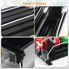 Refrigerator Can Organizer - Holds Up to 12 Cans