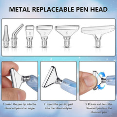 Diamond Painting Pens Metal Tips Set DIY Accessories Pen Replacement Set