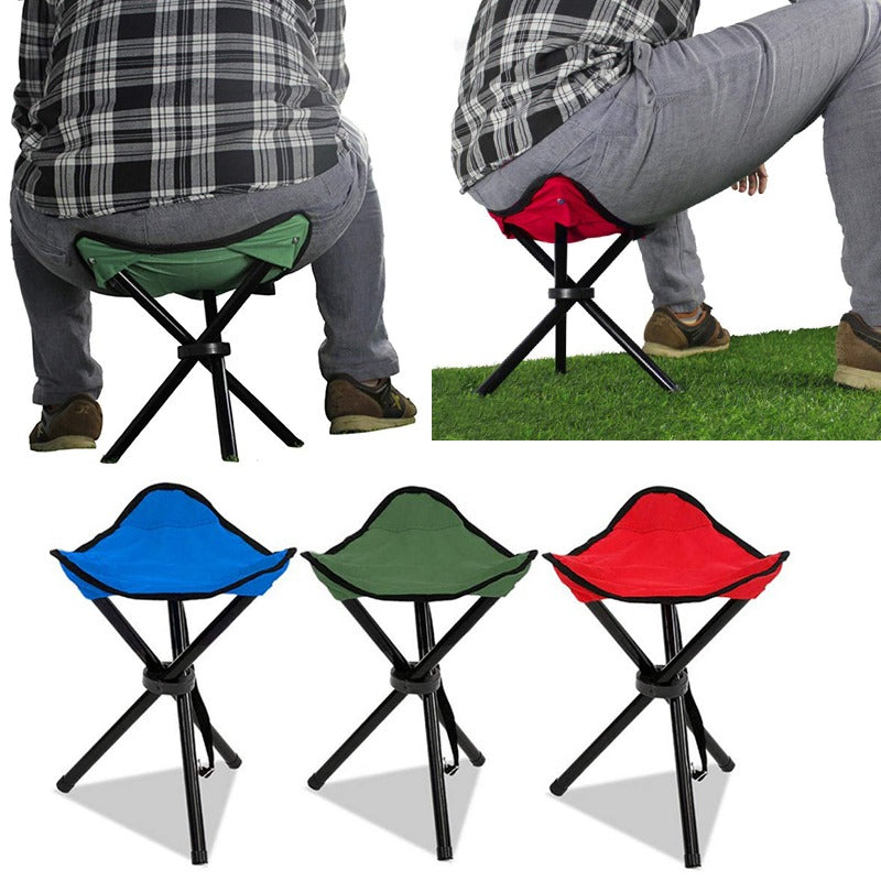 Portable Triangle Folding Stool for Outdoor Camping Fishing