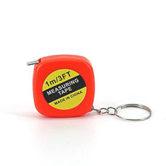 Mini Retractable Keychain Tape Measure - Ideal for Backpacks & On the Go