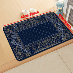 Vintage Plaid Printed Kitchen Floor Mat