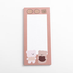 50pcs Cookie Bear Notebook Sticky Notes Small Memo
