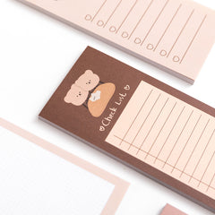 50pcs Cookie Bear Notebook Sticky Notes Small Memo