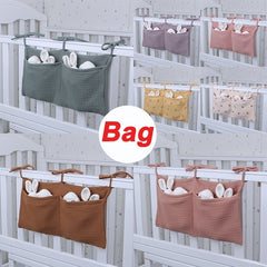 1pc Baby Bed Hanging Bags Newborn Crib Storage Organizer Bag