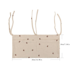 1pc Baby Bed Hanging Bags Newborn Crib Storage Organizer Bag