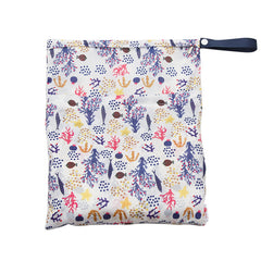 Waterproof Reusable Wet Bag with Double Zippers for Diapers and Breast Pump