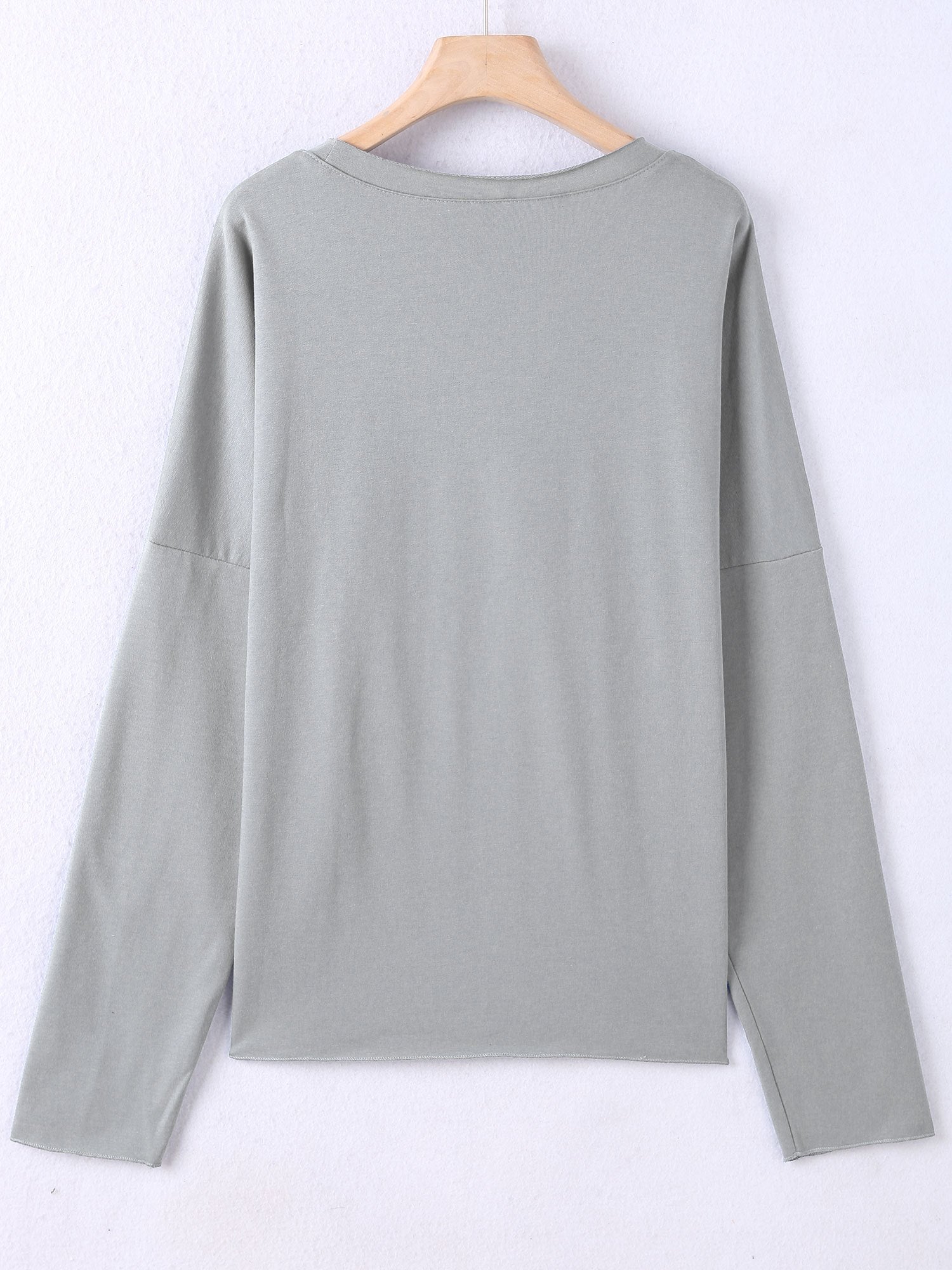 Christmas Print Sweatshirt Crew Neck Long Sleeve Casual