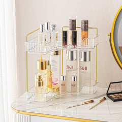 Corner Bathroom Countertop Organizer Vanity Trays for Makeup Perfume