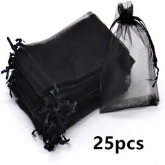 Organza Drawstring Storage Bag for Jewelry Wedding Birthday Party