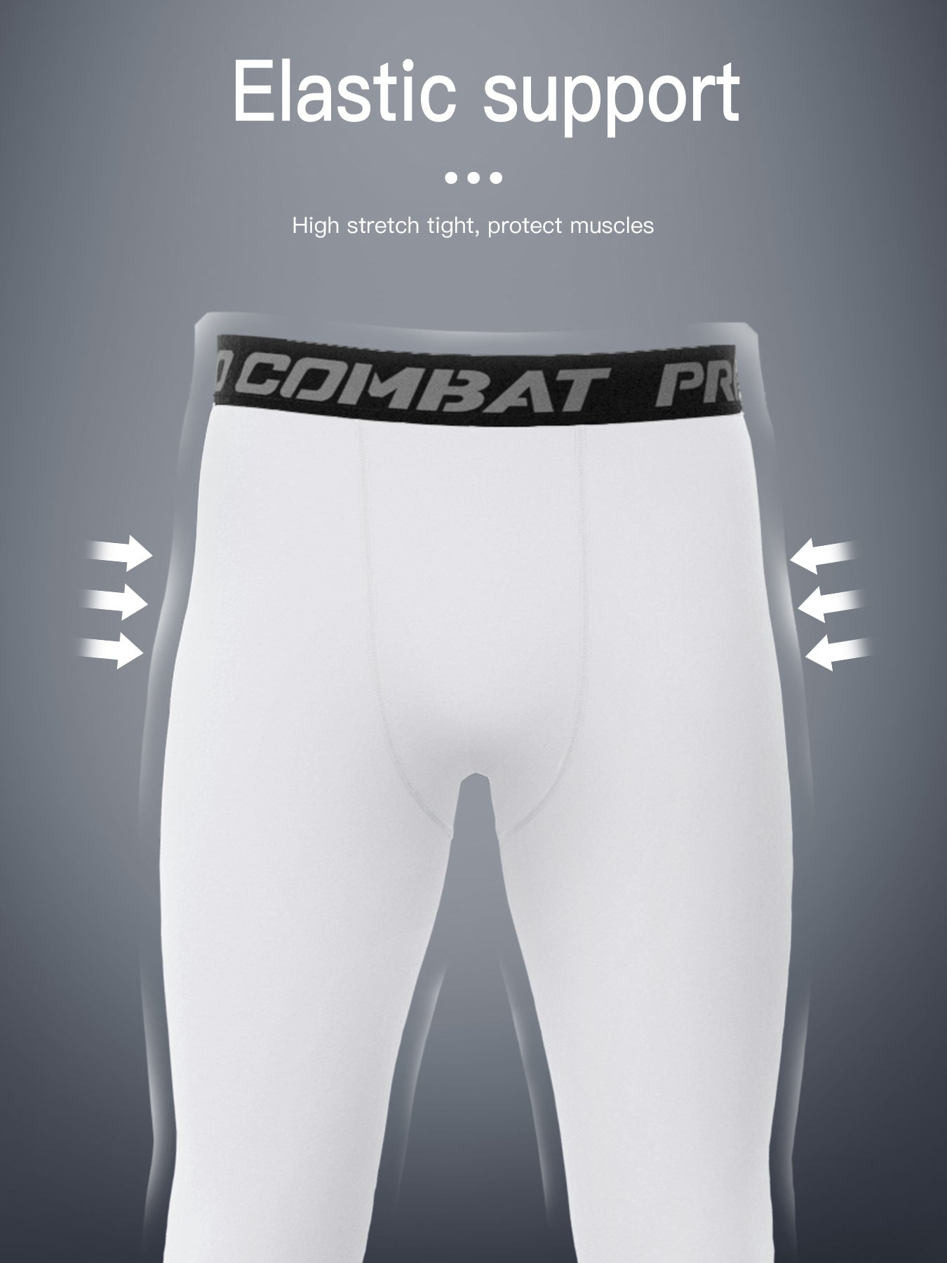Men's Stretchy Sports Leggings Quick Dry Compression Pants