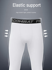 Men's Stretchy Sports Leggings Quick Dry Compression Pants