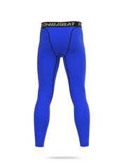 Men's Solid Bottom Leggings Quick Drying Sports Compression Pants