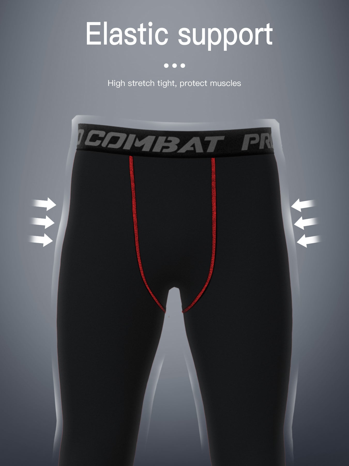 Men's Sports Leggings High Stretch Compression Pants