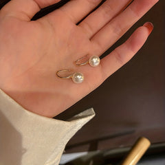 Pearl Pendant Hook Earrings Gift for Women