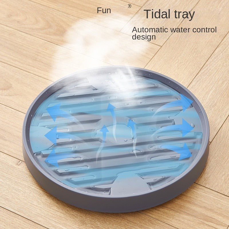 Plastic Movable Tray For Flower Pots Universal Wheel Bottom Support