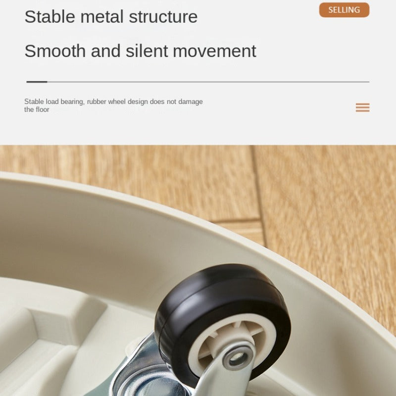 Plastic Movable Tray For Flower Pots Universal Wheel Bottom Support