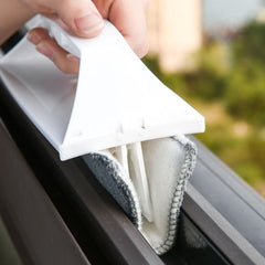 Foldable Slot Flat Brush Window Sill Cleaning Tool