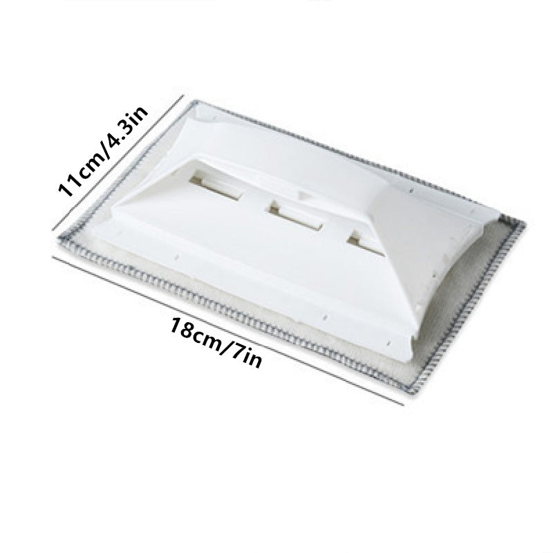 Foldable Slot Flat Brush Window Sill Cleaning Tool