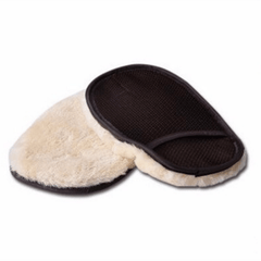 Soft Lamb Deep Pile Wash Mitt Car Cleaning Gloves Qy10