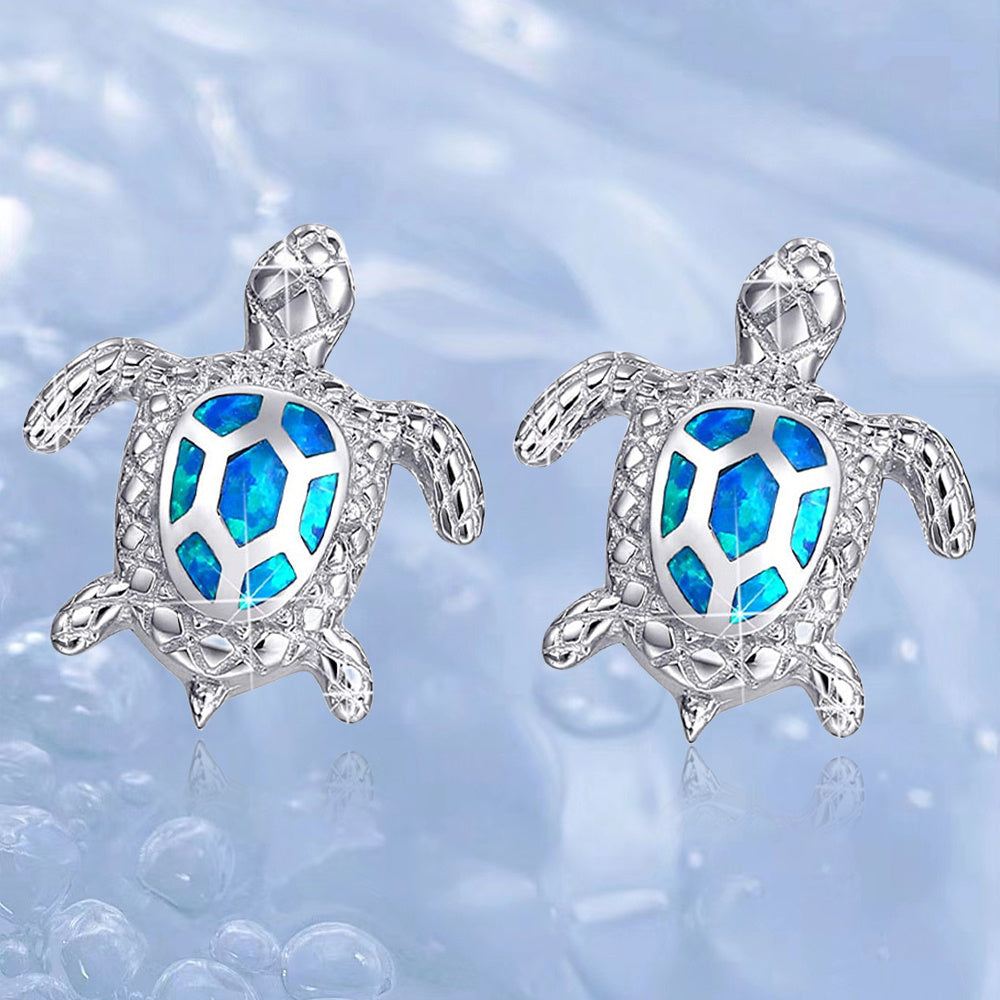 1pair Mini Turtle Stud Earrings Girls Birthday Gift