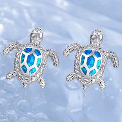 1pair Mini Turtle Stud Earrings Girls Birthday Gift
