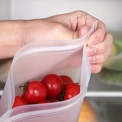 1pc Silicone Food Bag Leak Proof BPA Storage