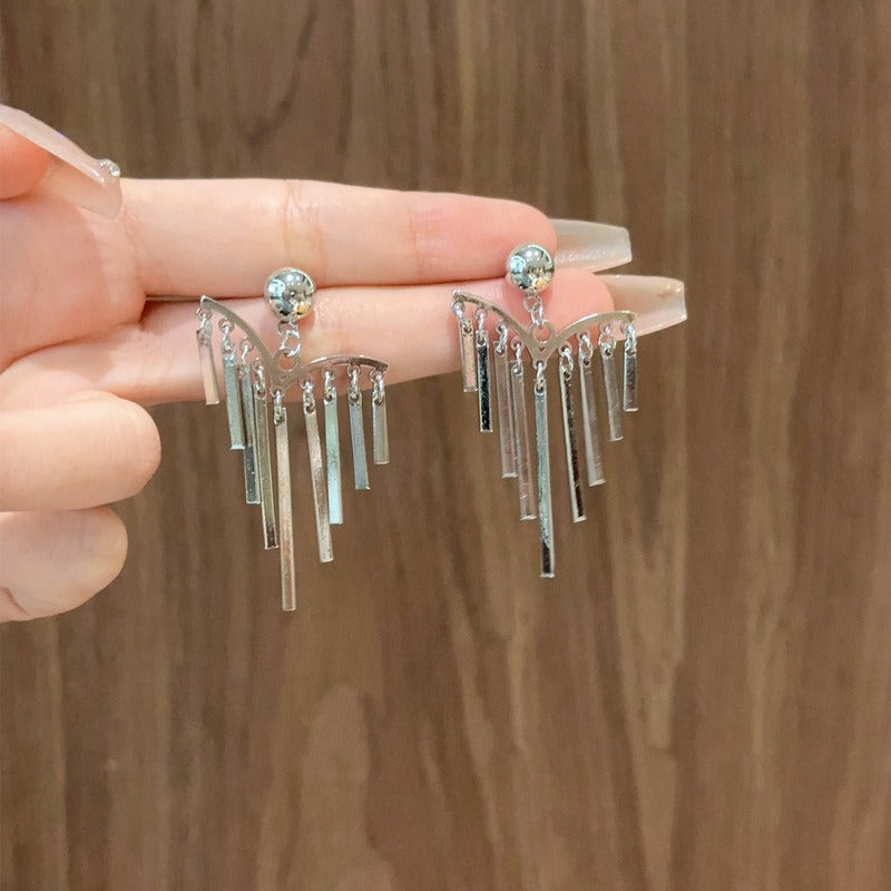 Tassel Stud Earrings Girl's Holiday Party Gift