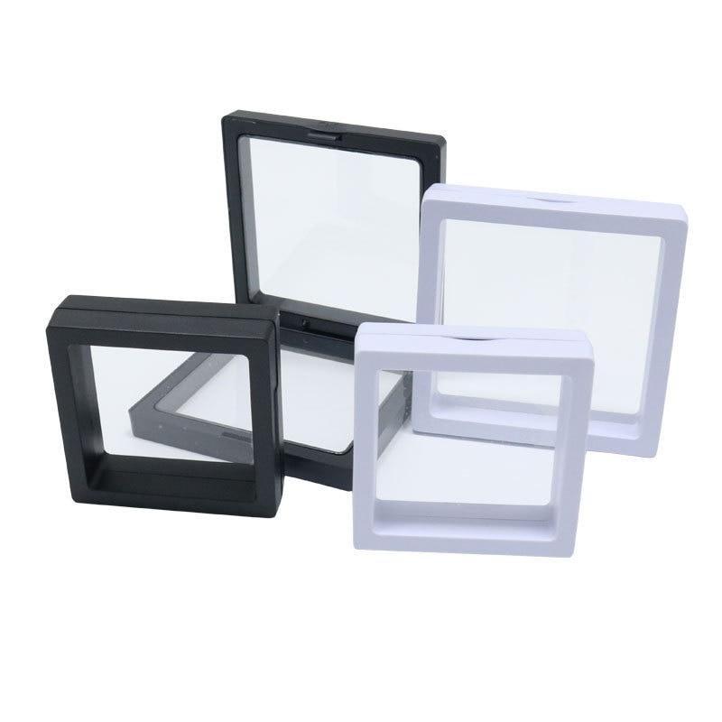 10pcs 3D Floating Display Case Flim Storage Box