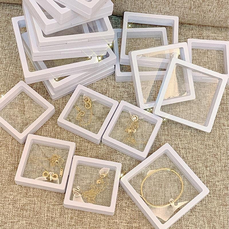 10pcs 3D Floating Display Case Flim Storage Box