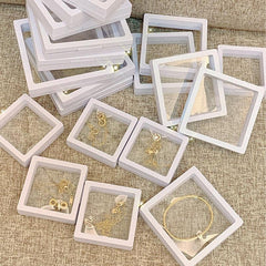 10pcs 3D Floating Display Case Flim Storage Box